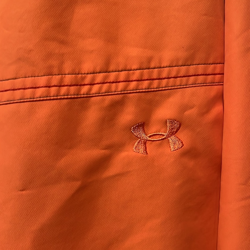 Men’s orange Under Armour Jacket zip up size Med - Picture 8 of 10